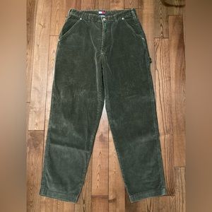 Rare Vintage 90’s baggy fit Tommy Hilfiger Carpenter Corduroy Pants  - 34x32